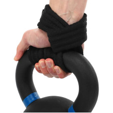 Лямки для тяги Ezous Lifting Straps 580x38 мм, 2шт, чорний, код: B-05