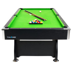 Більярдний стіл Thunder 7FT 2140х1220х810 мм, зелений-чорний, код: BOLD-BLACK-7FT-IN