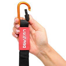 Еспандер трубчастий із карабіном у захисному рукаві LiveUp Resistance Tube Small навантаження низьке, код: LP8401-S
