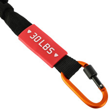 Еспандер трубчастий із карабіном у захисному рукаві LiveUp Resistance Tube Small навантаження низьке, код: LP8401-S