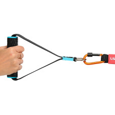 Еспандер трубчастий із карабіном у захисному рукаві LiveUp Resistance Tube Small навантаження низьке, код: LP8401-S