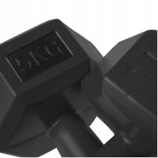 Гантелі Springos Hex 2x5 кг, черный, код: FA1036