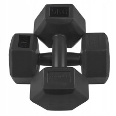 Гантелі Springos Hex 2x5 кг, черный, код: FA1036