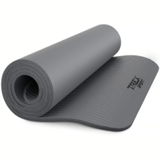 Килимок для йоги Trex Sport TX-018NGM NBR 1см 180х60 сірий,код: 5902308231863