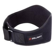 Пояс атлетичний посилений регульований Zelart XS чорний, код: SB-165406_XS-S52