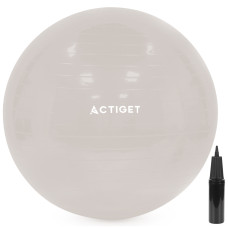 М'яч для фітнесу (фітбол) Actiget 65 см з насосом Biege, код: ACT0145