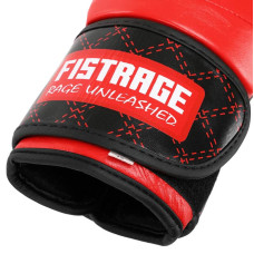 Боксерські рукавиці шкіряні Fistrage 12oz, червоний, код: VL-4275_12R
