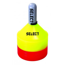 Набір маркерів SELECT Marker set (12 yellow, 12 red and plastic holder) 8см, жовтий-червоний, код: 5703543339792