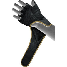 Рукавиці для ММА RDX F6 Kara Matte L, чорний-золотий, код: GGR-F6MGL-L