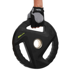 Диски поліуретанові MDbuddy 51 мм, 10 кг, чорний, код: TA-9649-10-S52