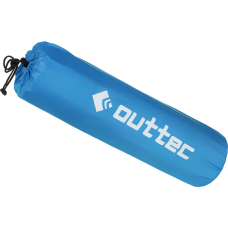 Самонадувний килимок Outtec з подушкою гладкий голубий, код: 5907766662839