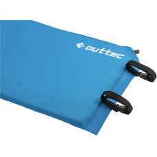 Самонадувний килимок Outtec з подушкою гладкий голубий, код: 5907766662839