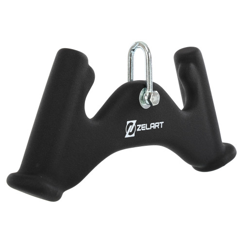 Рукоятка для тяги з вузьким хватом Mdbuddy Pull Down Handle нековзне покриття 340х55х150 мм, чорний, код: TA-5390