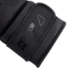 Боксерські рукавиці PowerPlay Ultra Mat 12 унцій, чорний, код: PP_3024_12oz_Black
