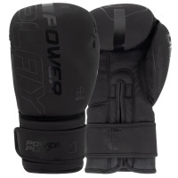 Боксерські рукавиці PowerPlay Ultra Mat 12 унцій, чорний, код: PP_3024_12oz_Black