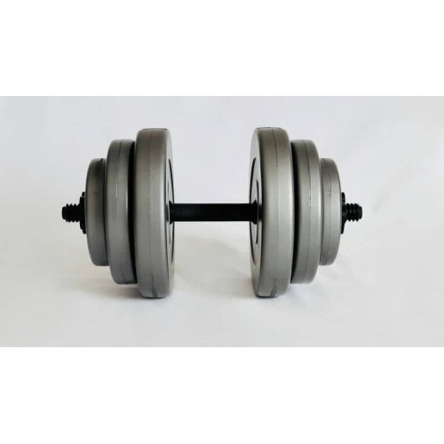 Гантелі WCG Grey 1x18кг, код: 01018G-IF
