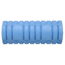 Ролер масажний циліндр (ролик мфр) FitGo Grid Combi Roller EVA, 320x130 мм, блакитний, код: FI-5846_N
