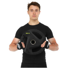 Диски поліуретанові MDbuddy 51 мм, 15 кг, чорний, код: TA-9649-15-S52