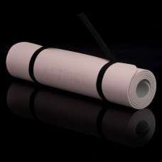 Килимок для йоги та фітнесу Actiget TPE 183 x 61 x 0.6 см м'ятний-сірий, код: ACT0024