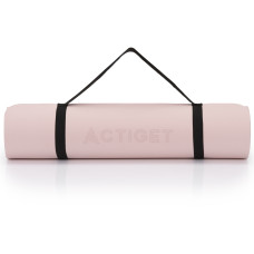Килимок для йоги та фітнесу Actiget TPE 183 x 61 x 0.6 см м'ятний-сірий, код: ACT0024