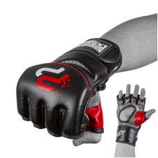 Рукавиці для MMA PowerPlay L, чорні, код: PP_3093_L_Black