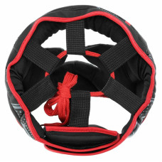 Шолом боксерський з повним захистом Twins PVC XL, чорний-червоний, код: BO-9481_XLR