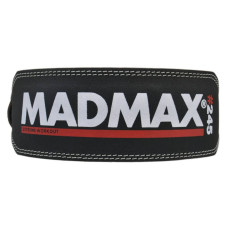 Пояс шкіряний для важкої атлетики MadMax Full leather S, чорний, код: MFB-245_S