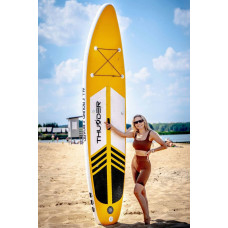 Надувна SUP дошка Thunder Coast Yellow для сапсерфінгу 3200х750х150 мм, код: Coast- YELLOW-320-IN