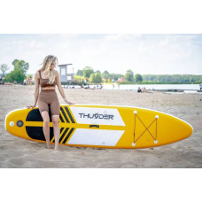 Надувна SUP дошка Thunder Coast Yellow для сапсерфінгу 3200х750х150 мм, код: Coast- YELLOW-320-IN