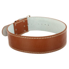Пояс для пауерліфтингу з карабіном шкіряний Mdbuddy Weightlifting Belt L, коричневий, код: TA-3088_LBR