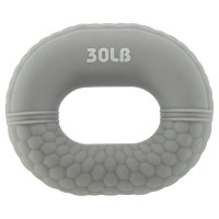 Еспандер кистьовий Кільце з лічильником FitGo 30LB, сірий, код: FI-9471_30LBGR