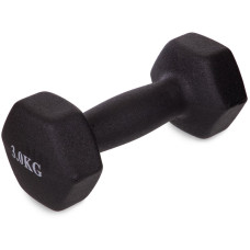 Гантелі для фітнесу BioGym Веселка з неопреновим покриттям 1x3 кг червоний, код: TA-0001-3_R-S52