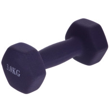 Гантелі для фітнесу BioGym Веселка з неопреновим покриттям 1x3 кг червоний, код: TA-0001-3_R-S52