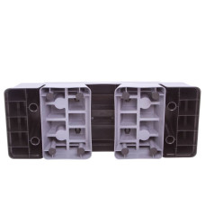 Степ-платформа EasyFit Step-D 3-ступінчаста, чорний-сірий, код: EF-0543-EF