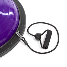 Балансировочная платформа з еспандерами FitGo Bosu фіолетовий, код: FI-1924_V