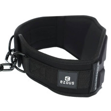Пояс для обтяжень Ezous Dip Belt Armor 850х170 мм, чорний, код: N-01