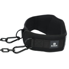 Пояс для обтяжень Ezous Dip Belt Armor 850х170 мм, чорний, код: N-01