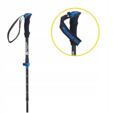 Трекінгові палиці Mountain Pro+ 43-130 см, чорний-синій, код: P-5907739318244