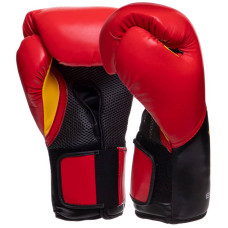 Рукавички боксерські Everlast Pro Style Elite 16 унцій, червоний-чорний, код: P00001200-S52