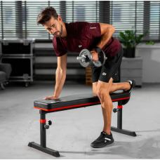 Лавка тренувальна Hop-Sport HS-1025 Pro для жиму горизонтальна регульована, код: 5902308224308