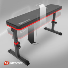 Лавка тренувальна Hop-Sport HS-1025 Pro для жиму горизонтальна регульована, код: 5902308224308