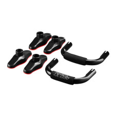 Опори для віджимань 4FIZJO Push-up Bars Black/Red, код: P-5907739310392