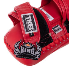 Пади для тайського боксу Тай-педи Top King Super L червоний, 2 шт, код: TKKPS-CV-L_R-S52