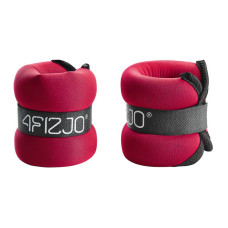 Обважнювачі-манжети для ніг та рук 4FIZJO 2 x 1 кг Black/Red, код: P-5907739311085