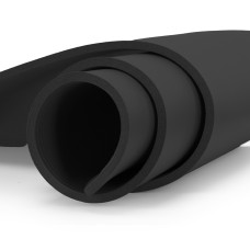 Килимок для йоги та фітнесу Actiget NBR 183 x 61 x 1 cм, чорний, код: ACT0020