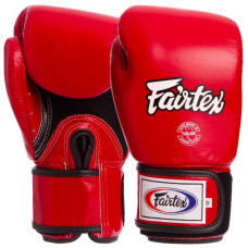 Рукавички боксерські шкіряні Fairtex 12 унцій, чорний, код: BGV1_12BK