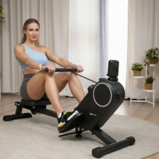 Гребний тренажер Hop-Sport HS-055R Creek магнітний чорний, код: 5902308240490