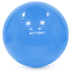 М'яч для фітнесу (фітбол) Actiget 75 см з насосом Blue, код: ACT0147