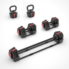 Гантелі 3в1 HMS SGR18 Pro Set 20 кг, код: 5907695553574-IN