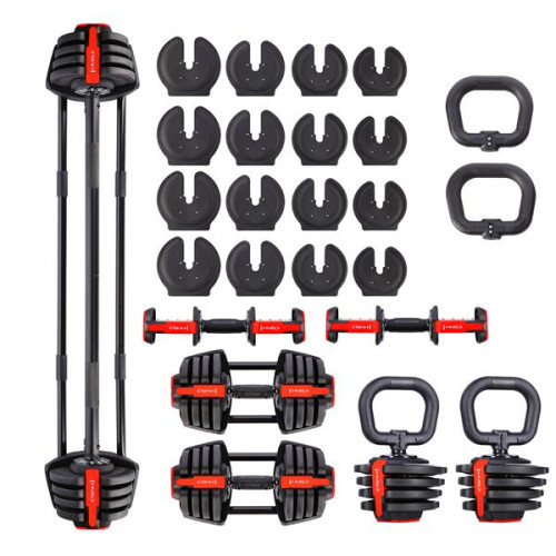 Гантелі 3в1 HMS SGR18 Pro Set 20 кг, код: 5907695553574-IN